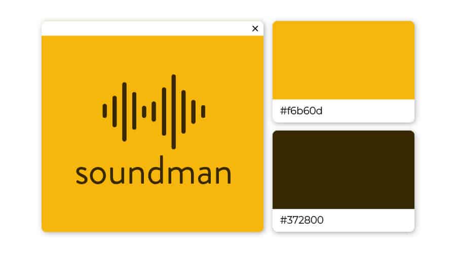 dark yellow and brown color