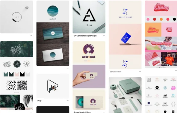 Pinterest- exemplos de logo