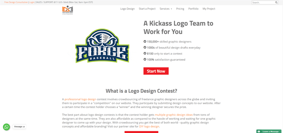 logo design competition website