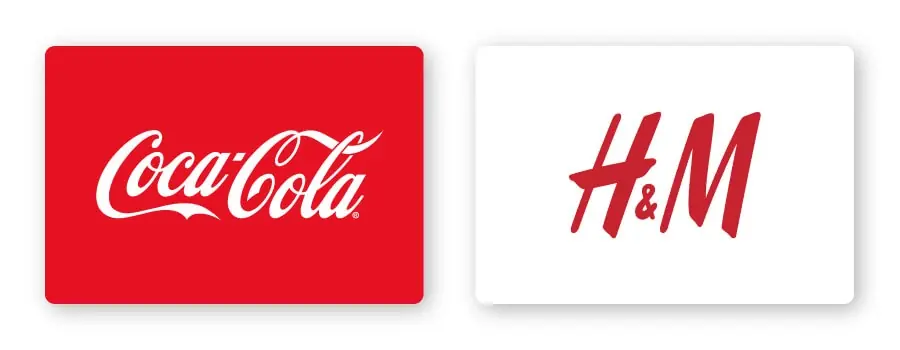 examples of red logos