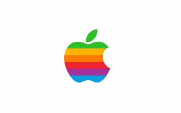 official white apple logo