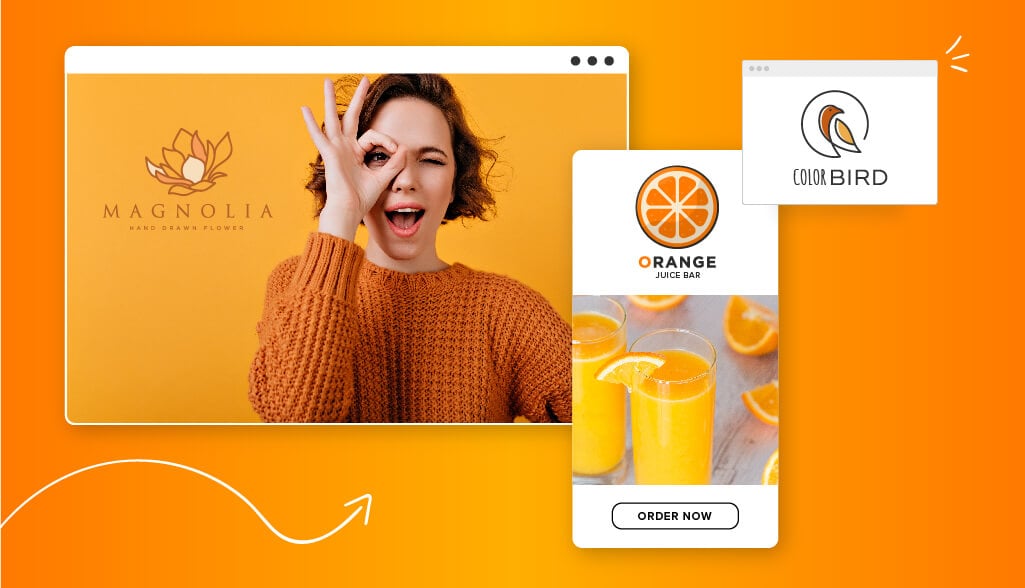 Un logotipo naranja es adecuado para tu empresa? | Tailor Brands