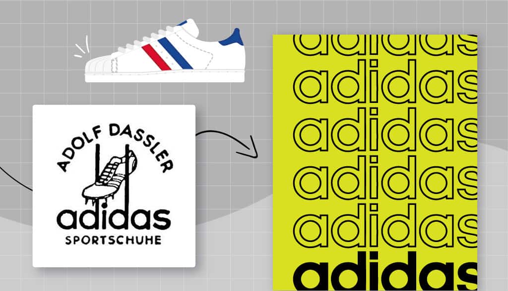 Adidas Logo and Tailor brands