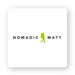 nomadic matt blog logo