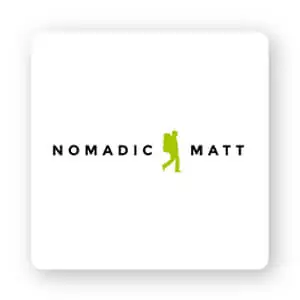 nomadic matt blog logo