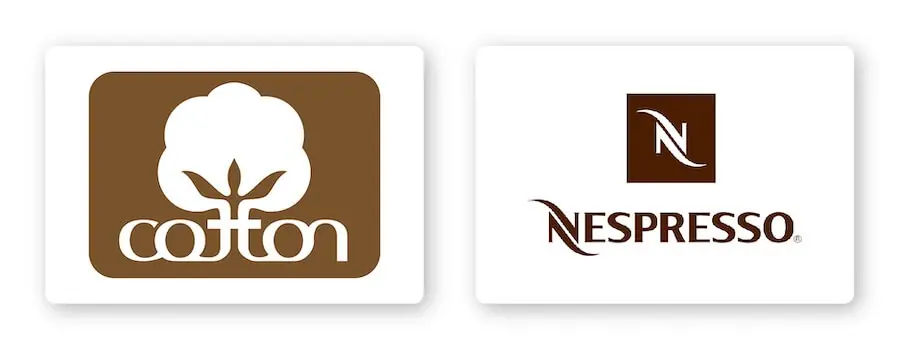 brown logos