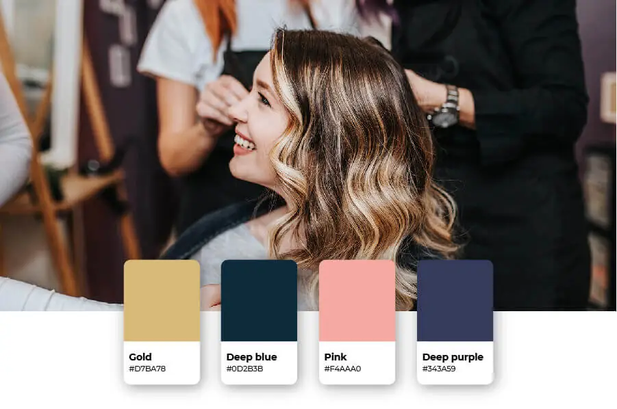 hair logo colors