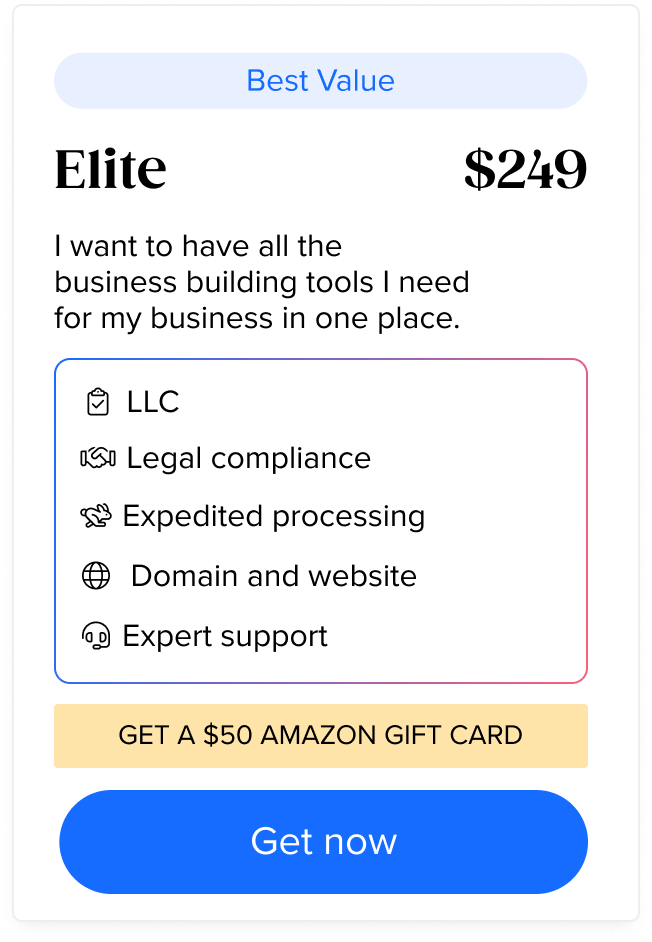 Tailor Brands LLC Elite Plan $249 mobile pricing