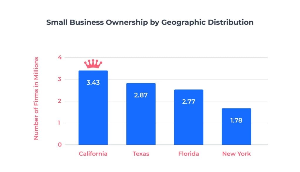 Small Business Ownership by Geographic Distribution