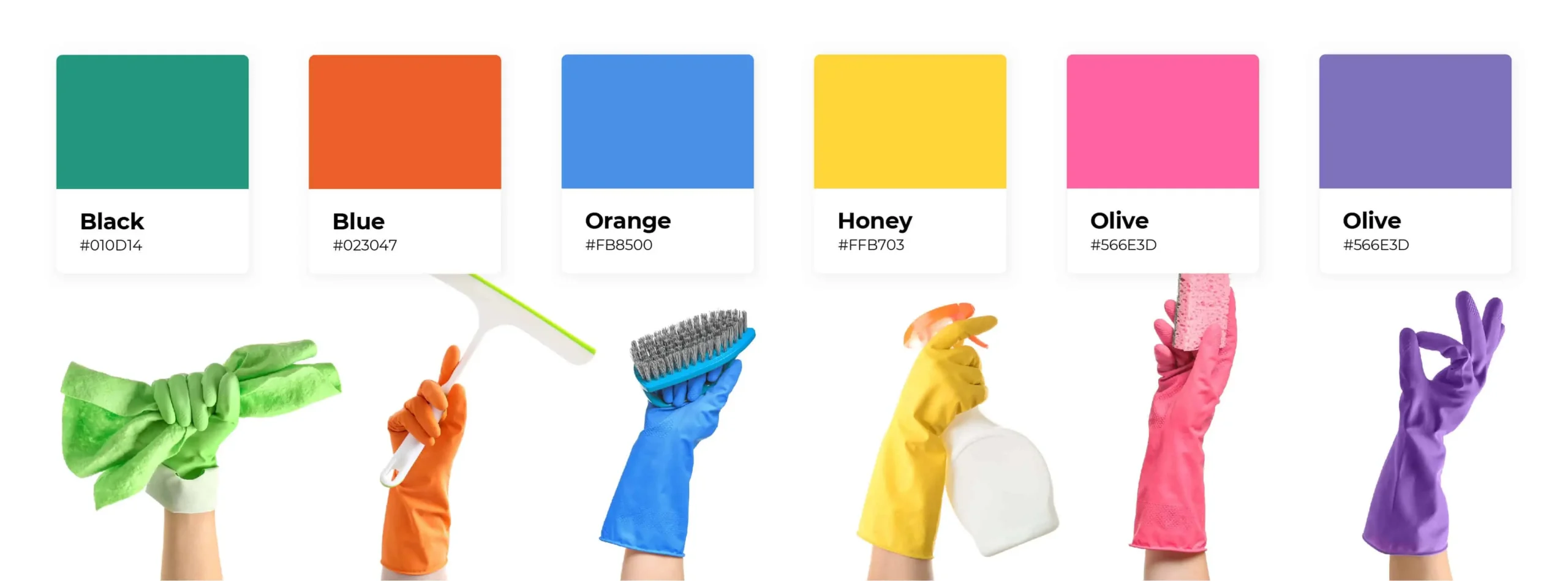 cleaning color examples