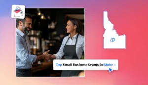 Man and woman shaking head Idaho state top business grants in Idaho