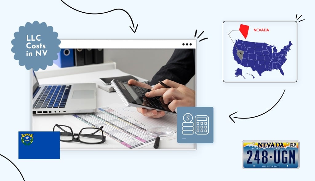 Calculator Nevada map states LLC costs