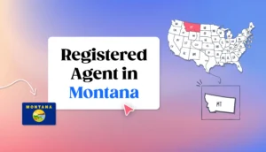 Registerd Agent in Montana states map Montana map